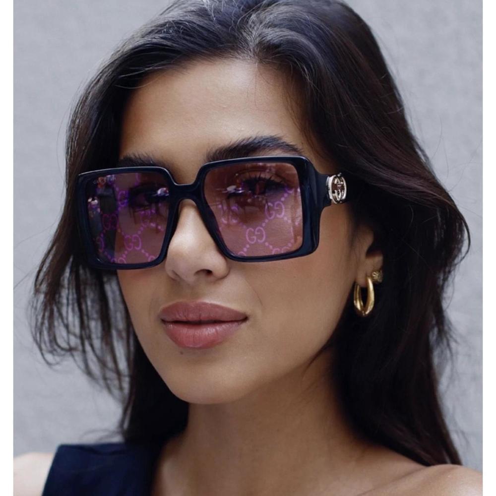 NWT Gucci GG1692S-006 Black 54mm Sunglasses